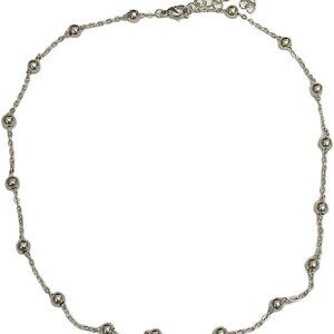 5mm Ball Bead Necklace Stainless Steel Choker Pendant Necklaces for Women Vintag